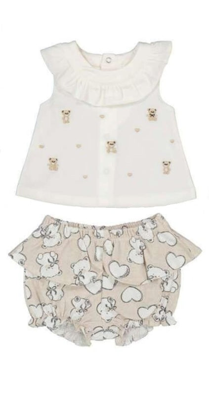 NUOVO ARRIVO
COORDINATO MAYORAL NEONATA LATTE E BEIGE
1642