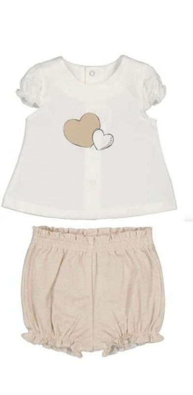 NUOVO ARRIVO
COORDINATO MAYORAL NEONATA LATTE E BEIGE
1642