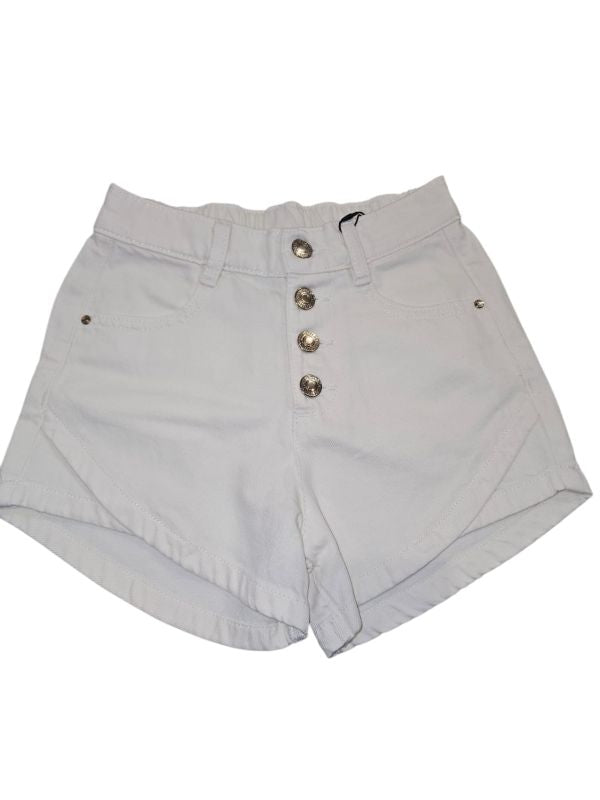 NUOVO ARRIVO
SHORT GUESS RAGAZZA  IN COLORE LATTE  CON BOTTONI DAVANTI ED ELASTICO DIETRO
J6GD12WR510