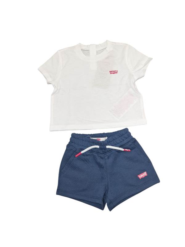 NUOVO ARRIVO
COORDINATO LEVI'S NEONATO BRIGHT WHITE 
6EK813