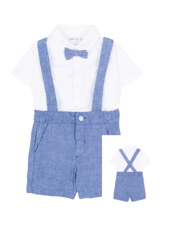 NUOVO ARRIVO
COORDINATO NEONATO MAYORAL SALOPETTE E CAMICIA AVION E BIANCO 1226