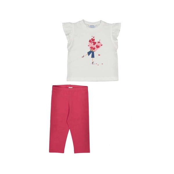 NUOVO ARRIVO
COORDINATO BAMBINA MAYORAL BIANCO E AMARENA CON CUORI
3729