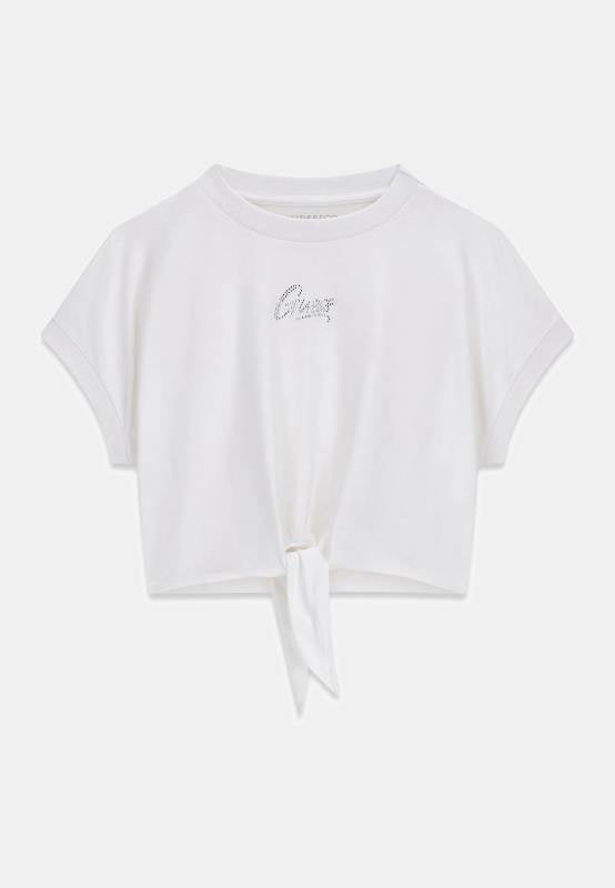 NUOVO ARRIVO
T-SHIRT GUESS RAGAZZA BIANCA CROPPED CON ALLACCIATURA SUL DAVANTI
J6GI29K6YW4
