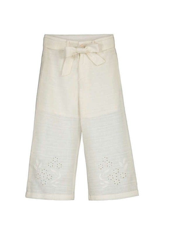 NUOVO ARRIVO
PANTALONE MAYORAL BAMBINA IN LINO NEL COLORE BURRO MODELLLO PALAZZO 3585