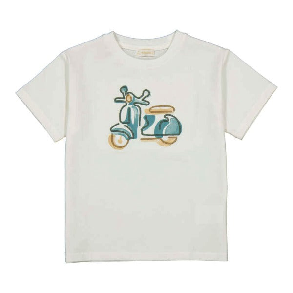 NUOVO ARRIVO
T-SHIRT MAYORAL BAMBINO NEL COLORE LATTE CON RICAMO VERDE
3060
