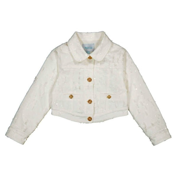 NUOVO ARRIVO
GIUBBOTTO RAGAZZA ABEL&LULA IN DENIM PANNA CON PAILLETTES
5395