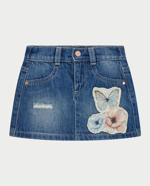 NUOVO ARRIVO
GONNA DENIM GUESS NEONATA  FANTASIA FIORI E FARFALLE
K6RD05D7070