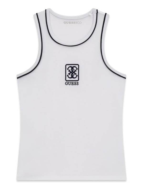 NUOVO ARRIVO
CANOTTA GUESS RAGAZZA BIANCA CON DETTAGLI BLU
J6GI11K6YW4