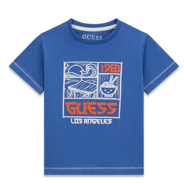 NUOVO ARRIVO
T-SHIRT GUESS NEONATO BLU CON DETTAGLI BIANCHI E LOGO ARANCIONE
N6GI17K8HM4