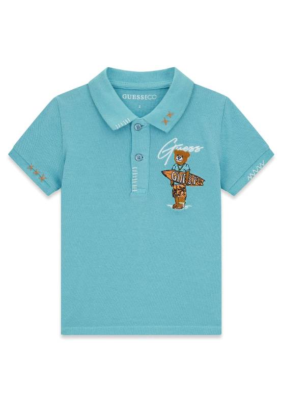 NUOVO ARRIVO
POLO GUESS NEONATO VERDE ACQUA CON ORSETTO
N6GP01K9WF4