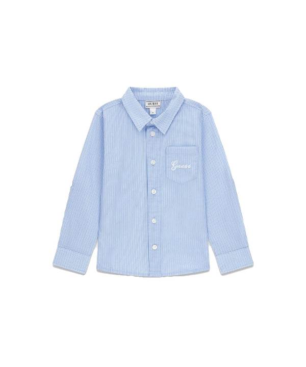 NUOVO ARRIVO
CAMICIA GUESS BAMBINO NEL COLORE AZZURRO CON MICRO RIGHE
N6RH02WE5W0