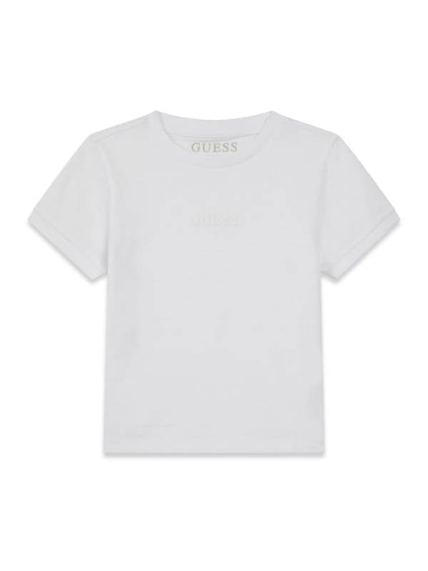 NUOVO ARRIVO
T-SHIRT GUESS BAMBINO BIANCA IN PICCHE' LOGO TONO SU TONO
N6RI26KCN20