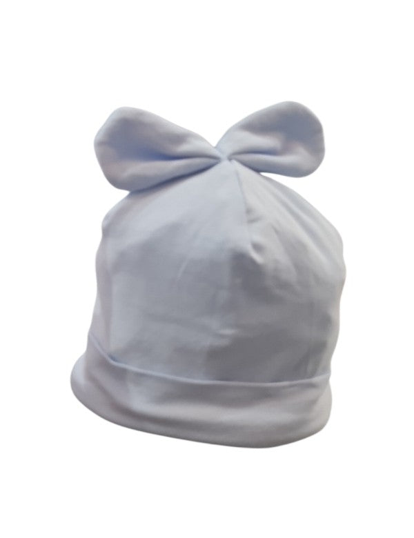 NUOVO ARRIVO
CAPPELLO NEONATO MELBY IN COTONE CELESTE
26S5290