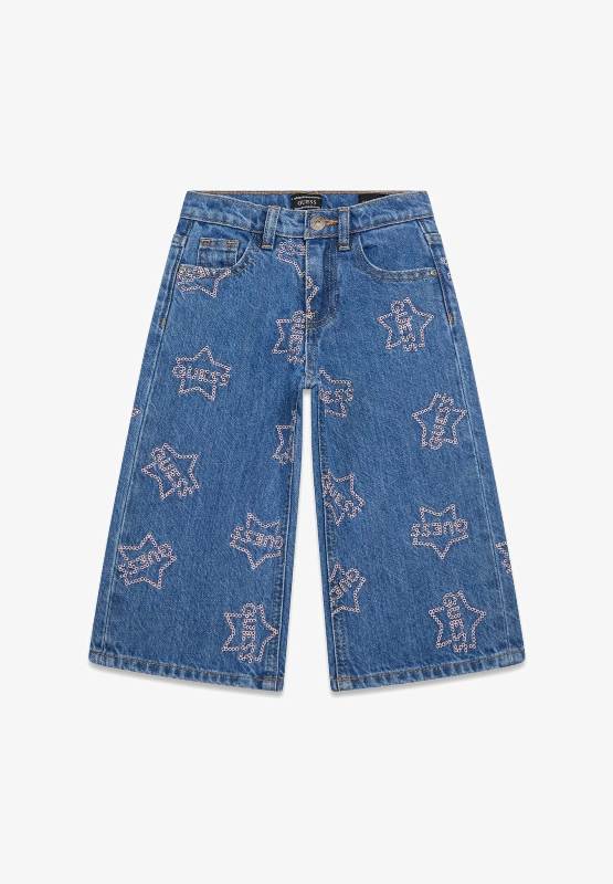 NUOVO ARRIVO
JEANS GUESS BAMBINA MODELLO PALAZZO CON PAGLIETTE ROSA 
K6RA06D45E0