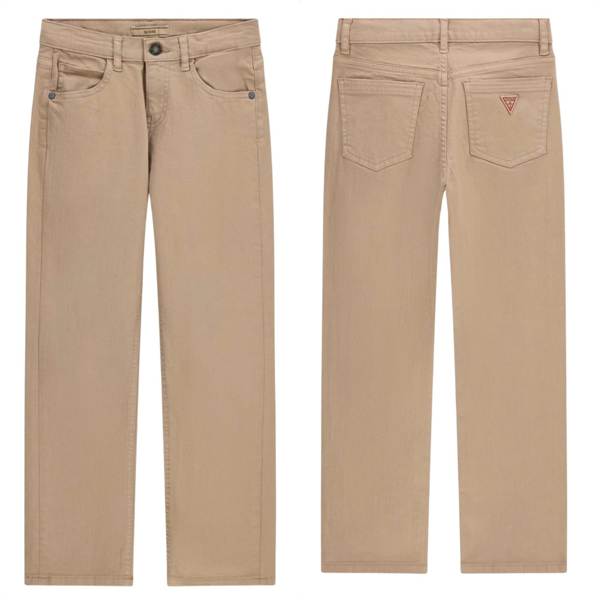 NUOVO ARRIVO 
PANTALONE GUESS RAGAZZO BEIGE MODELLO REGULAR 
L6RB07WE620