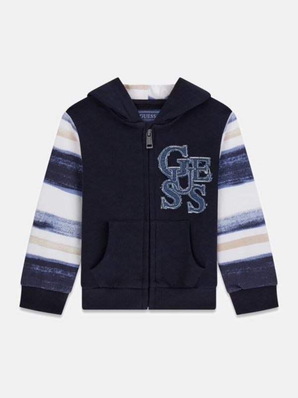 NUOVO ARRIVO
FELPA GUESS BAMBINO BLU CON ZIP E CAPPUCCIO
N6RQ05KA6R4