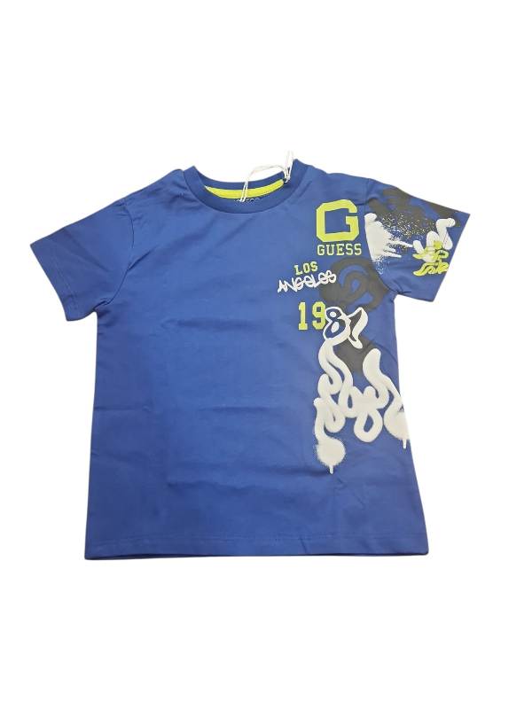 T-SHIRT GUESS BAMBINO BLU ROYAL CON LOGO IN RILIEVO
N6RI07K8HM4