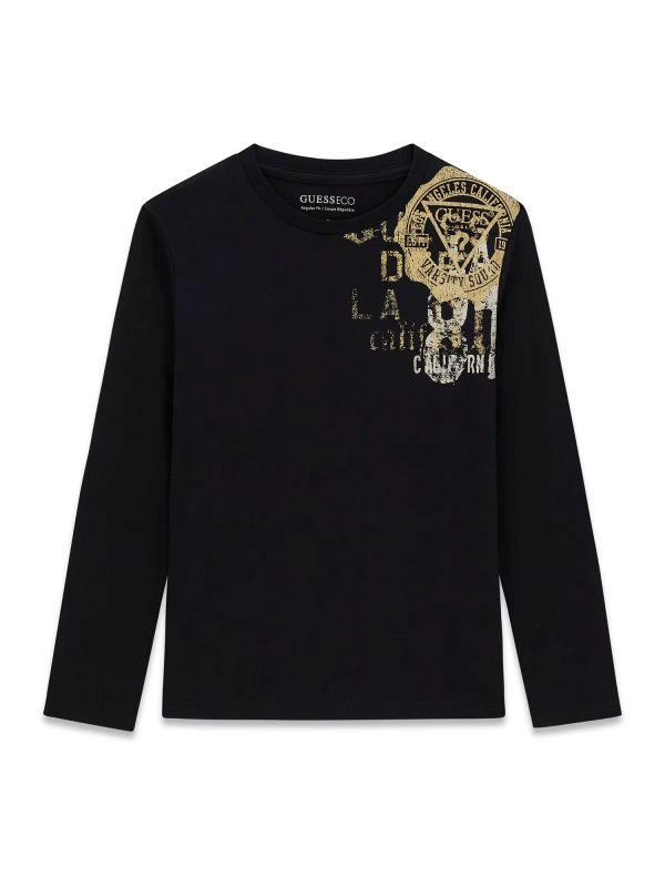 NOVITA'
T-SHIRT GUESS RAGAZZO MANICA LUNGA NERA LOGO GRAFFITO
L6YI04K3709