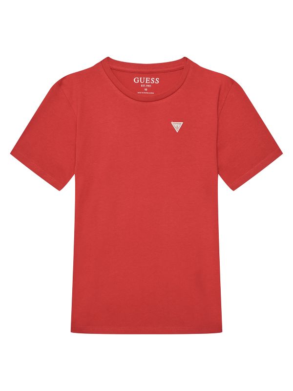 NOVITA'
T-SHIRT GUESS RAGAZZO BASIC MANICA CORTA ROSSA
L5YI38K5M20