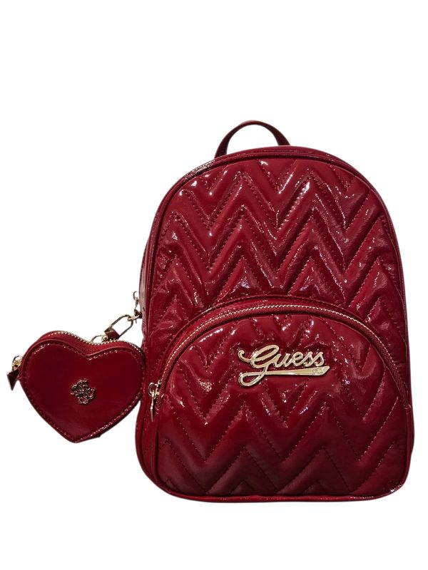 NOVITA'
ZAINETTO GUESS RAGAZZA IN ECO PELLE LUCIDA ROSSA CON PORTASPICCI J6YZ06W3000