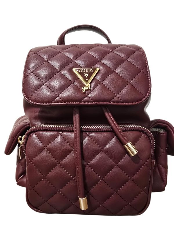 NOVITA'
ZAINETTO GUESS RAGAZZA IN ECO PELLE BORDEAUX CON TASCHINE ESTERNE J6YZ05W2510