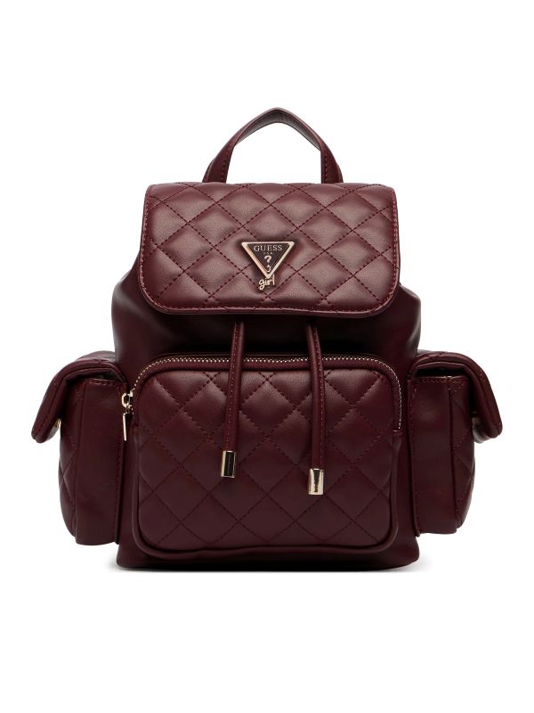 NOVITA'
ZAINETTO GUESS RAGAZZA IN ECO PELLE BORDEAUX CON TASCHINE ESTERNE J6YZ05W2510