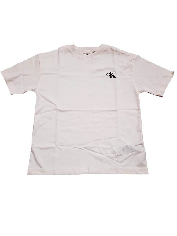 NOVITA'
T-SHIRT RAGAZZO CALVIN KLEIN BASIC IN CALDO COTONE MANICA CORTA BURRO LVCKTJI19B
