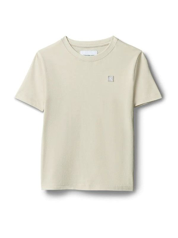 NOVITA'
T-SHIRT RAGAZZA CALVIN KLEIN BASIC IN CALDO COTONE MANICA CORTA BURRO LV1CKTJA27