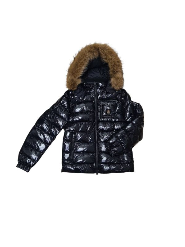 NOVITA'
GIUBBOTTO REFRIGIWEAR RAGAZZA
NERO LUCIDO CON CAPPUCCIO E PELLICCIA R2157CW26