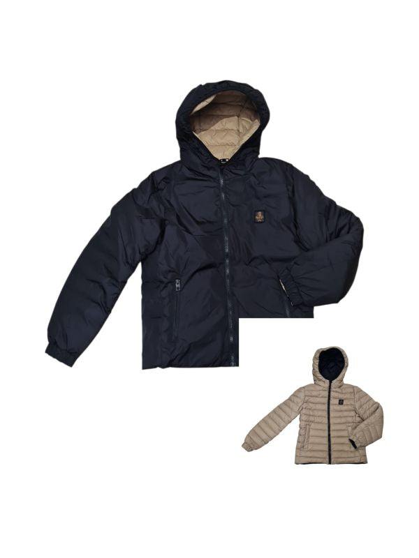 NOVITA'
GIUBBOTTO REFRIGIWEAR RAGAZZO UNISEX REVERSIBILE NERO E BEIGE R2155CW26