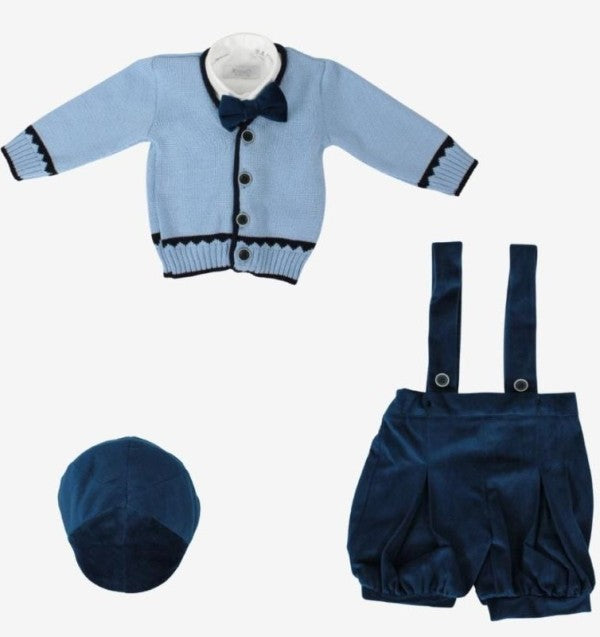 NOVITA'
COORDINATO DA CERIMONIA NEONATO KLAIADì AZZURRO E BLU KD2545N