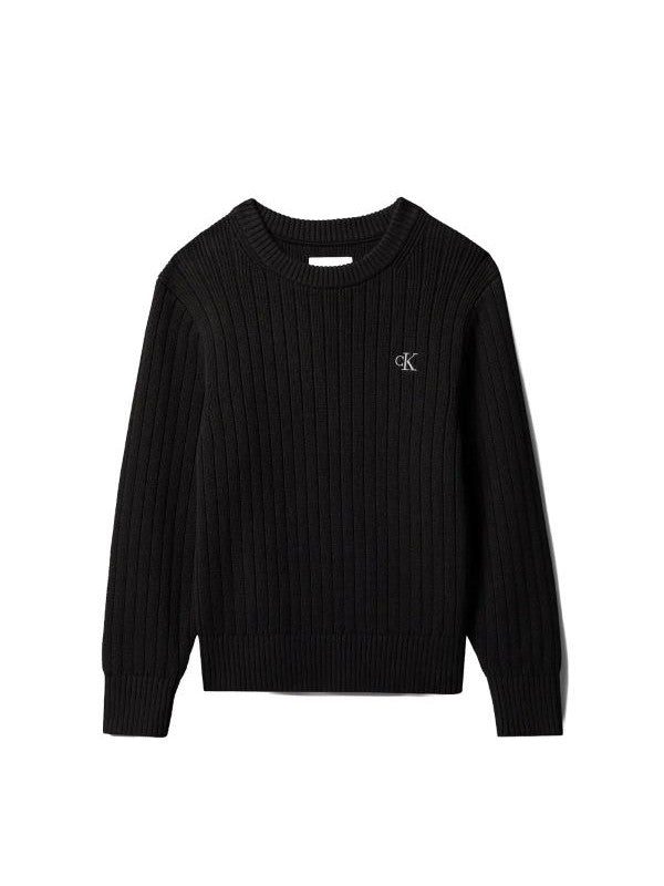 NOVITA'
MAGLIONE CALVIN KLEIN RAGAZZO IN FILO DI CALDO COTONE NERO 
LVCKTJF01B