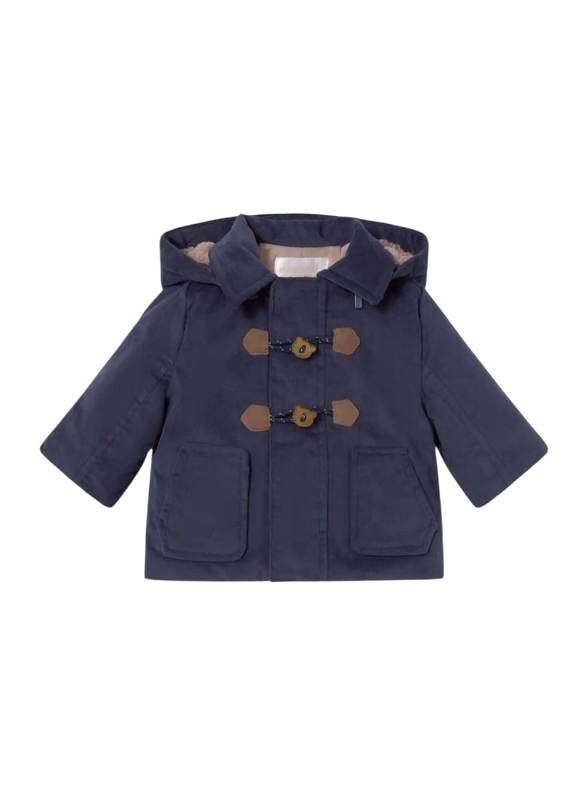 NOVITA'
GIUBBOTTO MAYORAL NEONATO MODELLO CAPPOTTO IN VELLUTO BLU 2414