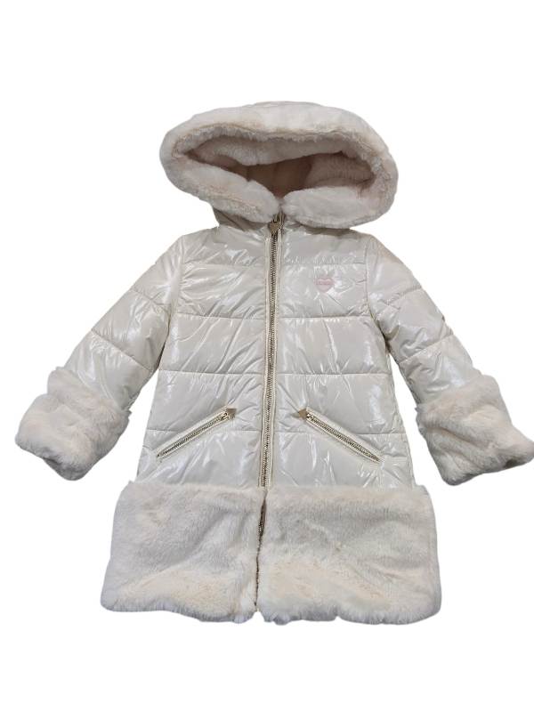 NOVITA'
GIUBBOTTO GUESS BAMBINA REVERSIBILE IN ECO-PELLICCIA MODELLO LUNGO LATTE K6BL04W3965