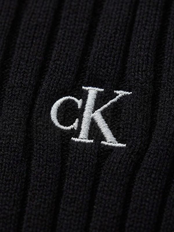 NOVITA'
MAGLIONE CALVIN KLEIN RAGAZZO IN FILO DI CALDO COTONE NERO 
LVCKTJF01B