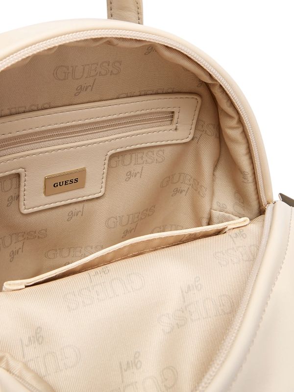 NOVITA'
ZAINETTO GUESS RAGAZZA IN ECO PELLE BEIGE LOGATO MARRONE
J6YZ03W2508