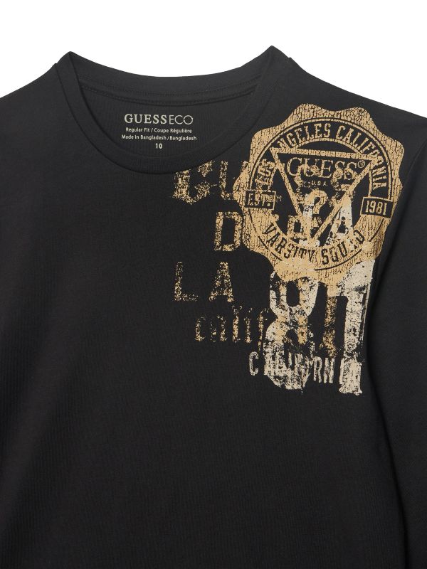 NOVITA'
T-SHIRT GUESS RAGAZZO MANICA LUNGA NERA LOGO GRAFFITO
L6YI04K3709