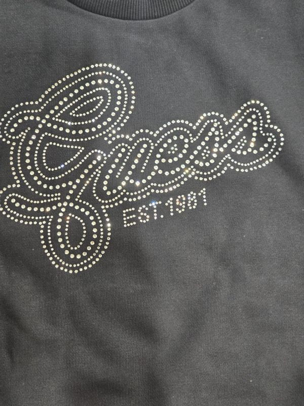 NOVITA'
FELPA IN CALDO COTONE GUESS RAGAZZA NERA CON STRASS
J6YQ05K3899