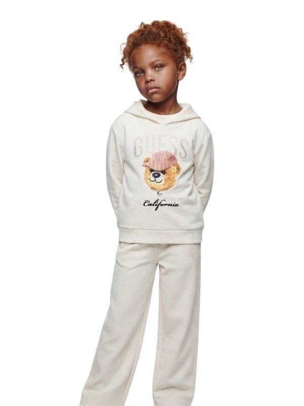 NOVITA'
FELPA IN CALDO COTONE PANNA GUESS RAGAZZA CON CAPUCCIO E TEDDY J6YQ03K3894
