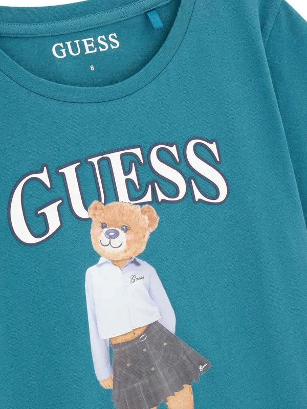 NOVITA'
T-SHIRT GUESS RAGAZZA TEDDY GREEN IN CALDO COTONE
J6YI08K3710