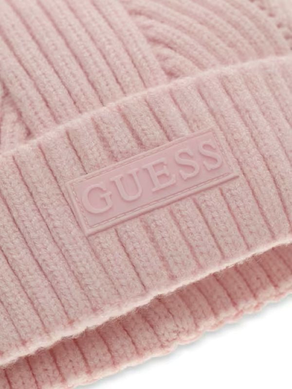 NOVITA'
CAPPELLO GUESS BAMBINA IN FILO DI LANA ROSA CON DOPPIO POM POM J6BZ42Z1507