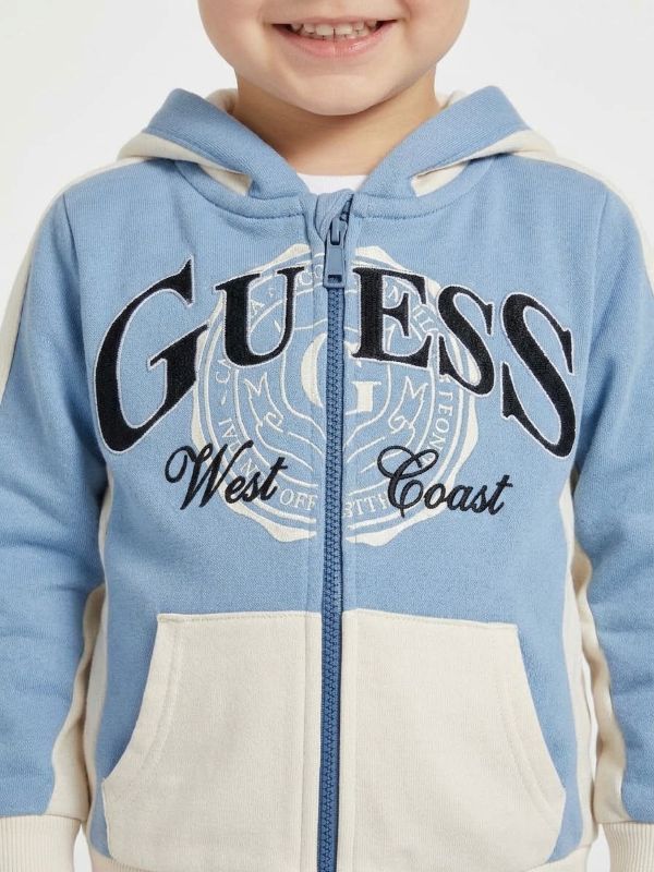 NOVITA'
FELPA CON ZIP FELPATA GUESS BAMBINO CELESTE POLVERE
N6BQ04K6113