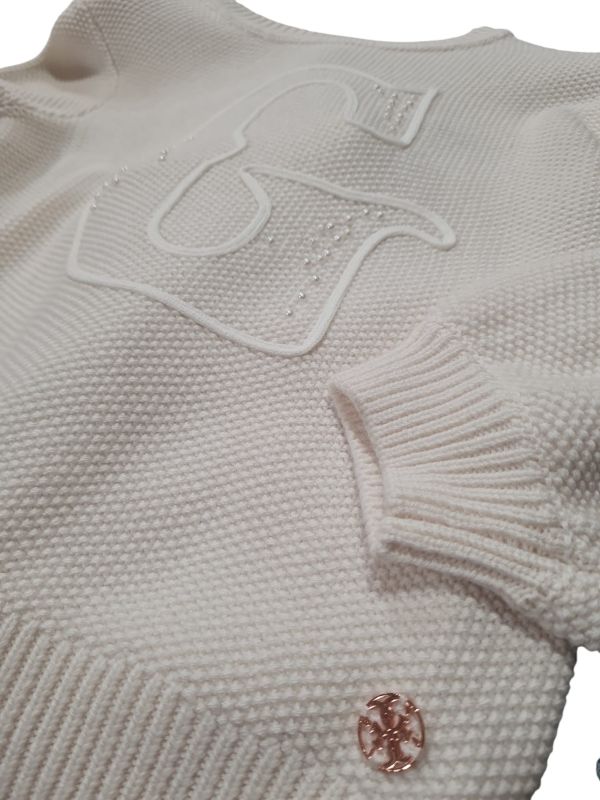 NOVITA'
MAGLIONE RAGAZZA GUESS IN FILO DI CALDO COTONE PANNA J6BR22Z1356
