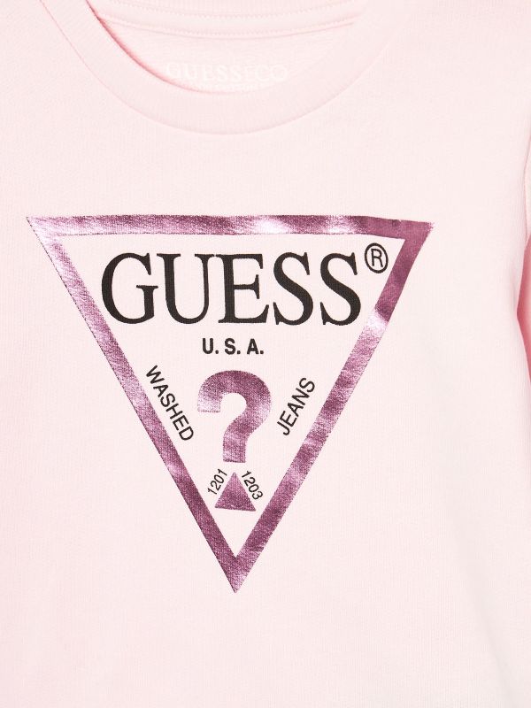 NOVITA'
FELPA GUESS BAMBINA ROSA CON LOGO METALIZZATO ROSA
K74Q12KAUG0