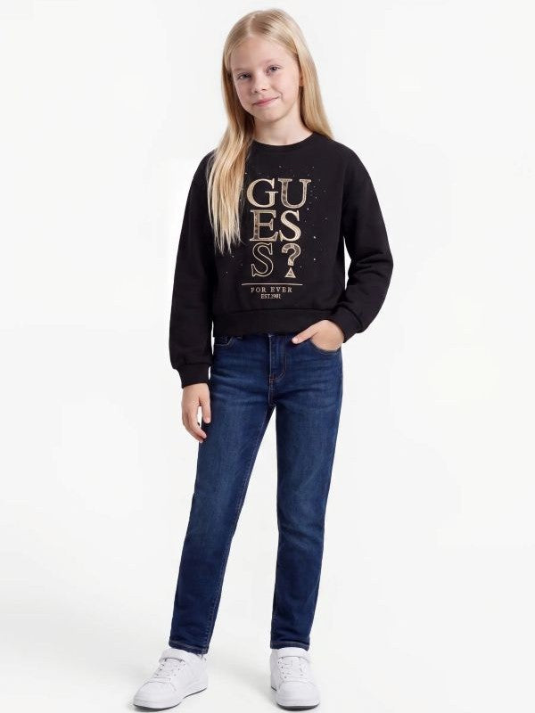 NOVITA'
FELPA GUESS RAGAZZA FELPATA NERA CON RICAMO ORO
J6BQ07K6093