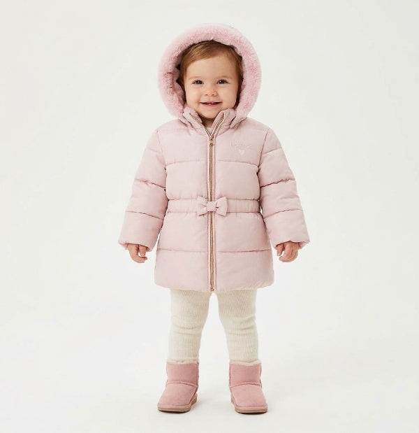 NOVITA'
GIUBBOTTO GUESS NEONATA MODELLO CAPPOTTINO IMBOTTITO ROSA A6BL03W4031