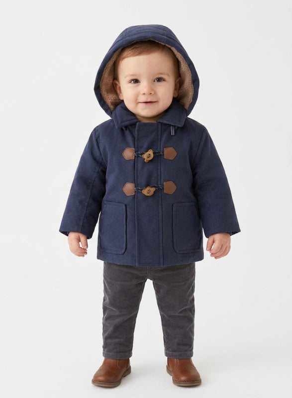 NOVITA'
GIUBBOTTO MAYORAL NEONATO MODELLO CAPPOTTO IN VELLUTO BLU 2414
