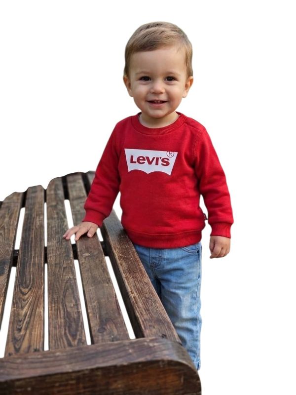 NOVITA'
FELPA  LEVI'S NEONATO FELPATA BASIC ROSSA 
6E9079