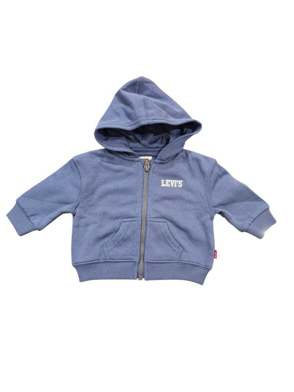 NOVITA'
FELPA NEONATO LEVI'S ZIPPATA CON CAPPUCCIO COLOR AZZURRO POLVERE MODELLO 6EL340