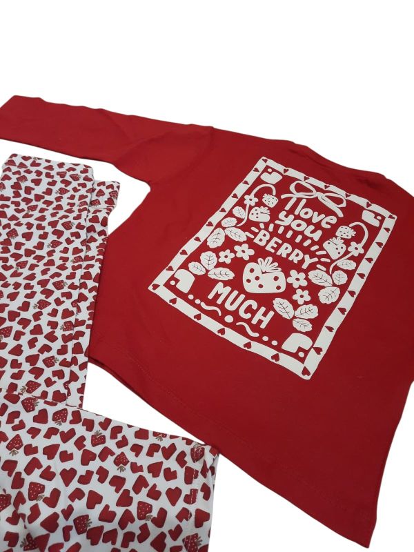 NOVITA'
COORDINATO MAYORAL BAMBINA ROSSO CON CUORI
4005